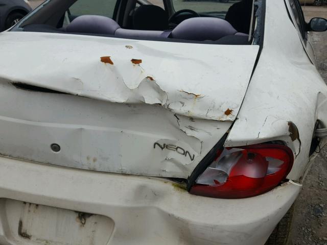 1P3ES46C81D265929 - 2001 PLYMOUTH NEON BASE 白色 照片 9