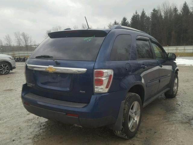 2CNDL63F496234993 - 2009 CHEVROLET EQUINOX LT BLUE photo 4