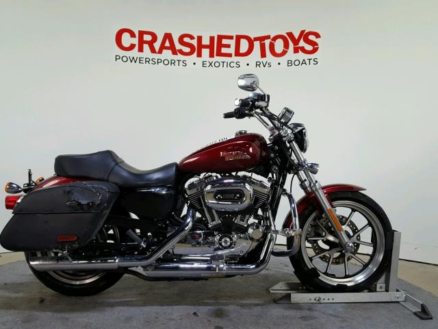 1HD1LL316GC412013 - 2016 HARLEY-DAVIDSON XL1200 T RED photo 1