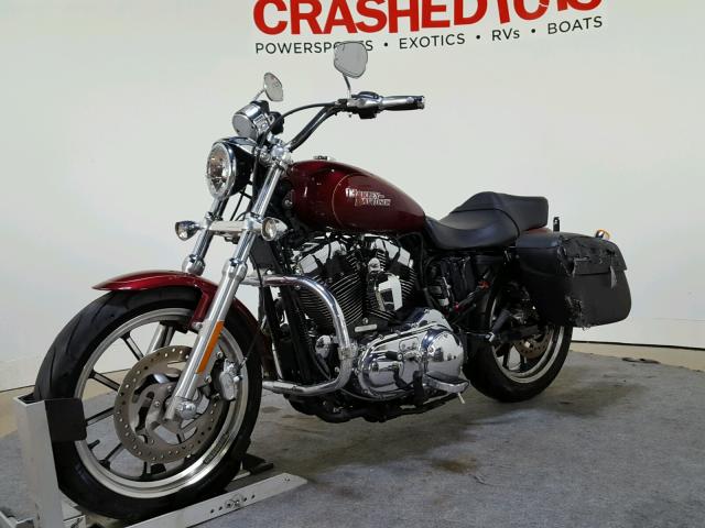 1HD1LL316GC412013 - 2016 HARLEY-DAVIDSON XL1200 T RED photo 4