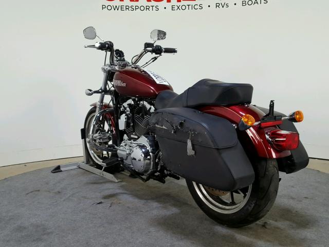 1HD1LL316GC412013 - 2016 HARLEY-DAVIDSON XL1200 T RED photo 6