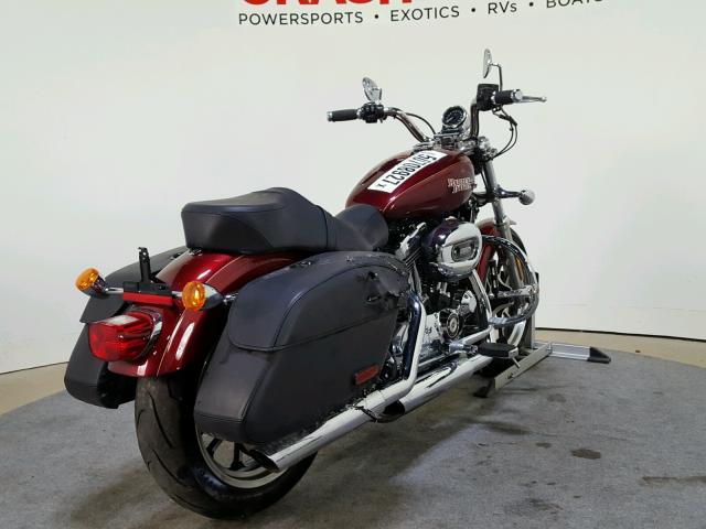 1HD1LL316GC412013 - 2016 HARLEY-DAVIDSON XL1200 T RED photo 8