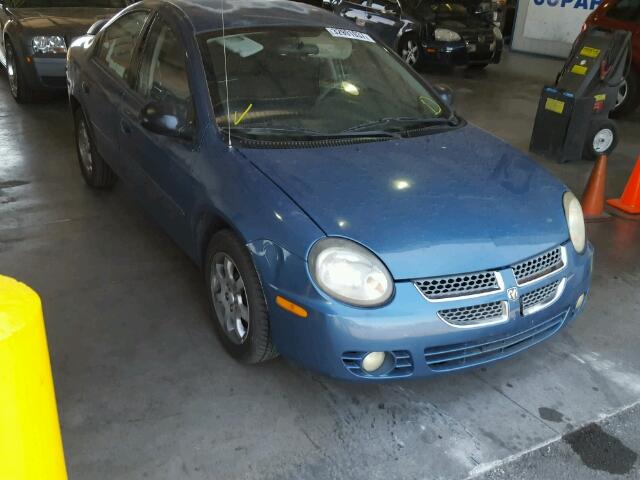 1B3ES56C53D185000 - 2003 DODGE NEON SXT BLUE photo 1