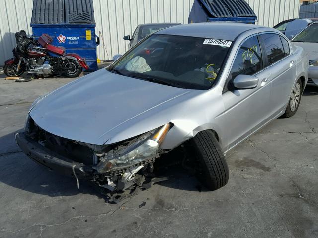 1HGCP26339A064841 - 2009 HONDA ACCORD LX SILVER photo 2