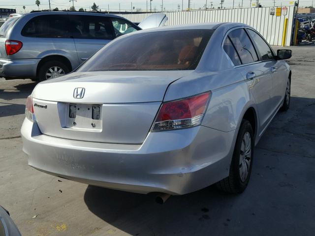 1HGCP26339A064841 - 2009 HONDA ACCORD LX SILVER photo 4