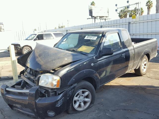 1N6DD26T54C442700 - 2004 NISSAN FRONTIER K BLACK photo 2