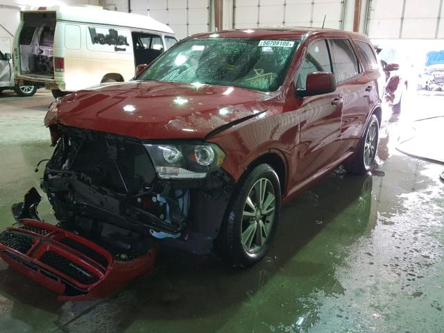 1C4SDJCT3DC528967 - 2013 DODGE DURANGO R/ RED photo 2