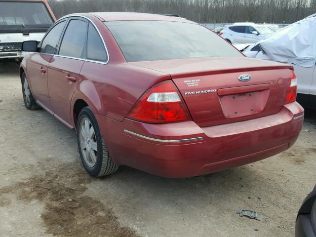 1FAFP23166G155843 - 2006 FORD FIVE HUNDR RED photo 3