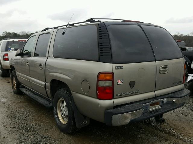 3GNEC16TX1G206080 - 2001 CHEVROLET SUBURBAN C BEIGE photo 3