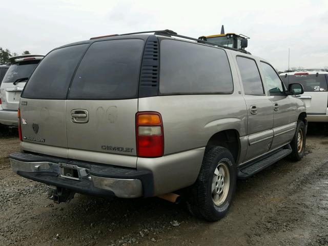 3GNEC16TX1G206080 - 2001 CHEVROLET SUBURBAN C BEIGE photo 4