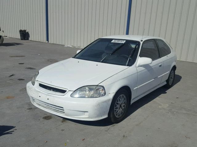 2HGEJ6428XH104812 - 1999 HONDA CIVIC CX WHITE photo 2