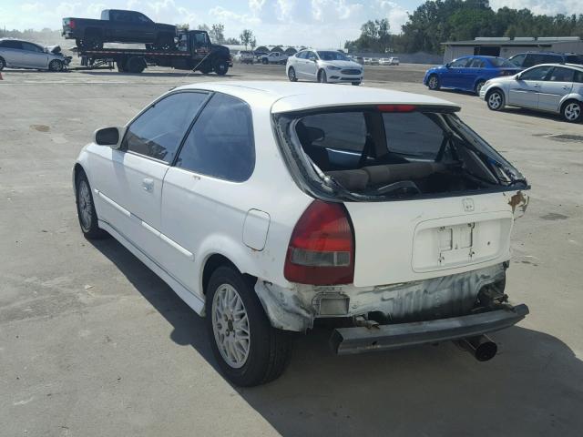 2HGEJ6428XH104812 - 1999 HONDA CIVIC CX WHITE photo 3