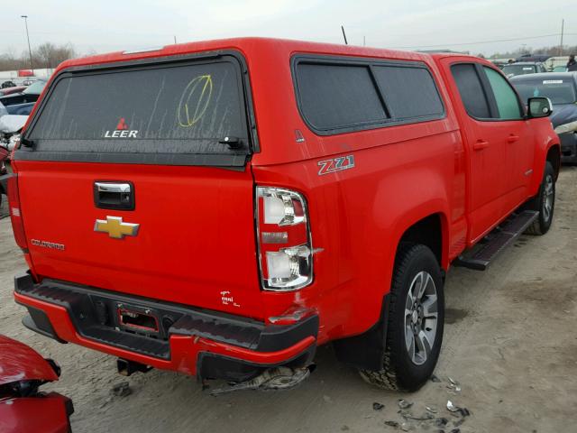 1GCGTCE32F1115261 - 2015 CHEVROLET COLORADO Z RED photo 4