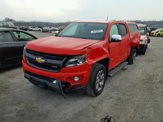 1GCGTCE32F1115261 - 2015 CHEVROLET COLORADO Z RED photo 9