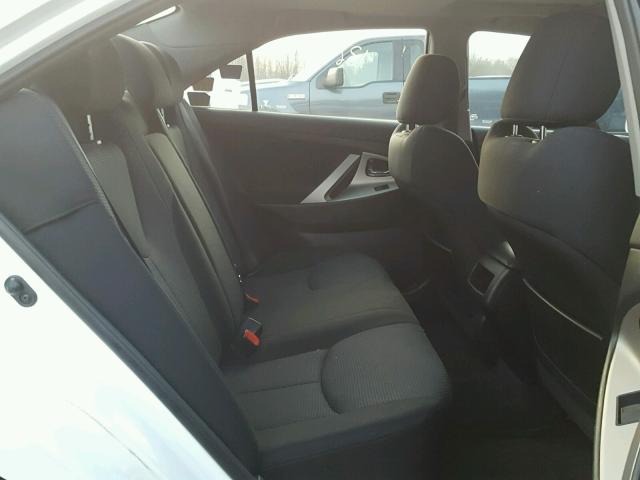4T1BE46K49U865923 - 2009 TOYOTA CAMRY BASE WHITE photo 6
