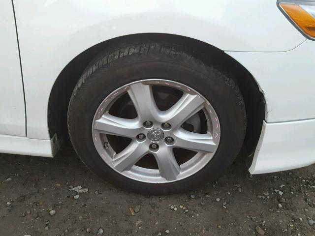 4T1BE46K49U865923 - 2009 TOYOTA CAMRY BASE WHITE photo 9