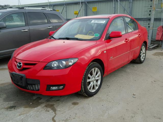 JM1BK323471677231 - 2007 MAZDA 3 S RED photo 2