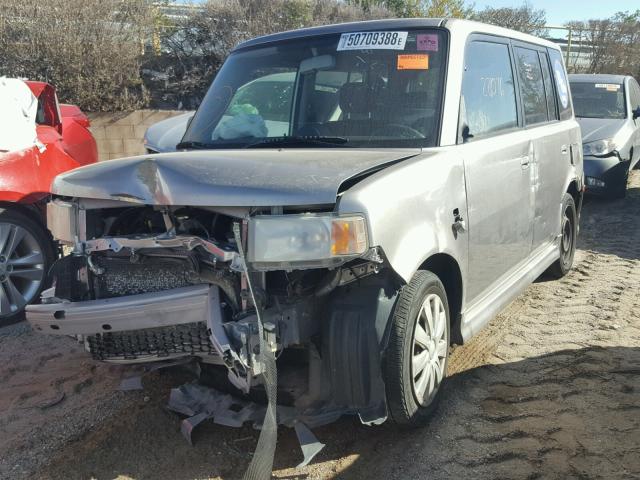 JTLKT334850218358 - 2005 TOYOTA SCION XB ნაცრისფერი ფოტო 2