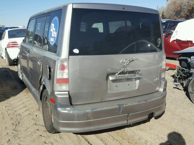 JTLKT334850218358 - 2005 TOYOTA SCION XB ნაცრისფერი ფოტო 3