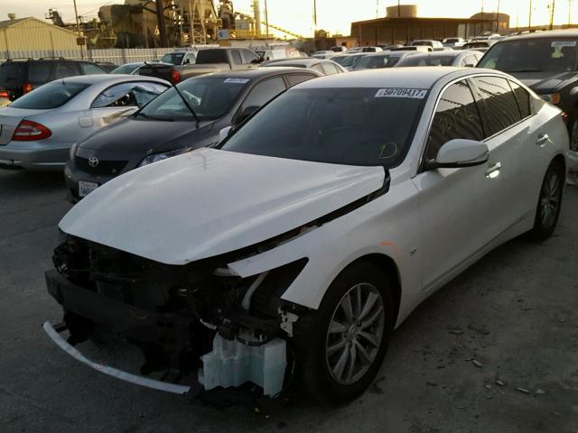 JN1BV7AP2FM340771 - 2015 INFINITI Q50 BASE Blanco foto 2