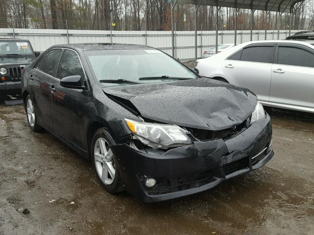 4T1BF1FKXCU131645 - 2012 TOYOTA CAMRY BASE BLACK photo 1