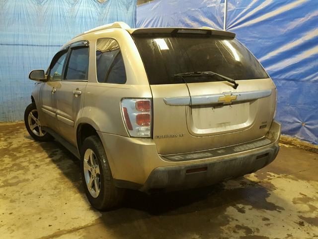 2CNDL73F466127220 - 2006 CHEVROLET EQUINOX LT TAN photo 3