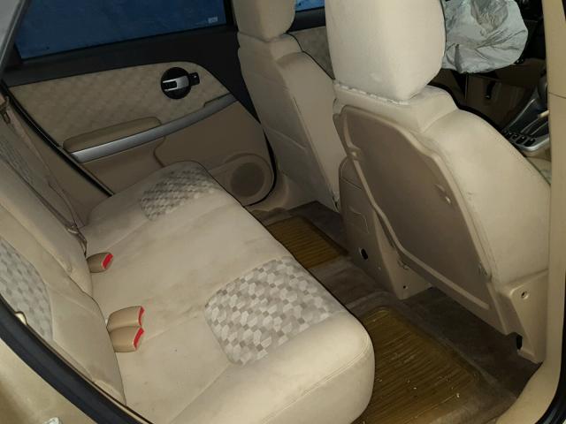 2CNDL73F466127220 - 2006 CHEVROLET EQUINOX LT TAN photo 6