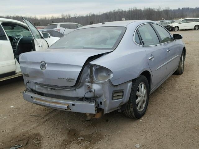 2G4WD562351215545 - 2005 BUICK LACROSSE C BLUE photo 4