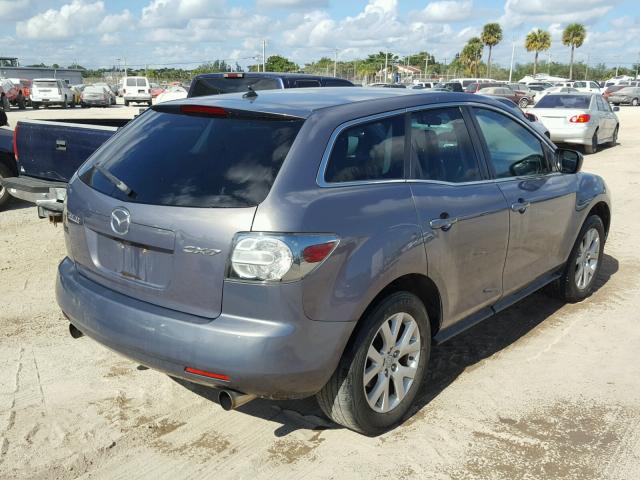 JM3ER293270112014 - 2007 MAZDA CX-7 GRAY photo 4