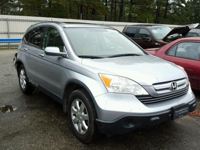 JHLRE38767C075812 - 2007 HONDA CR-V EXL SILVER photo 1