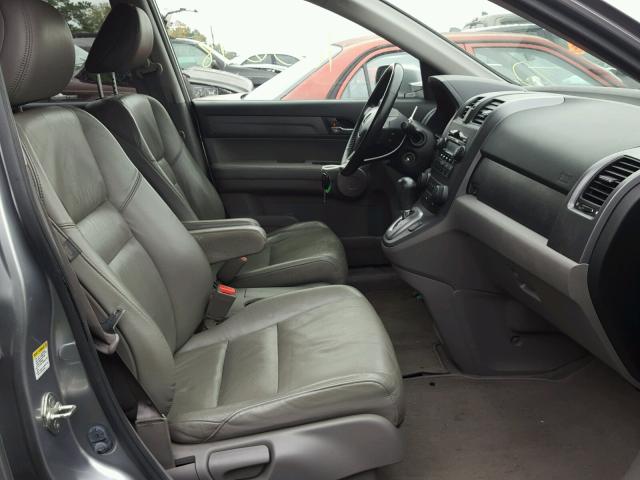 JHLRE38767C075812 - 2007 HONDA CR-V EXL SILVER photo 5