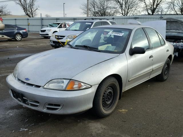 1G1JC524527157678 - 2002 CHEVROLET CAVALIER B SILVER photo 2