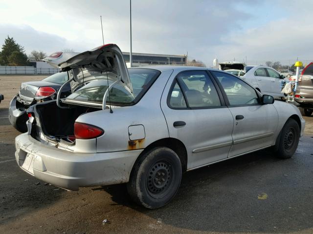 1G1JC524527157678 - 2002 CHEVROLET CAVALIER B SILVER photo 4