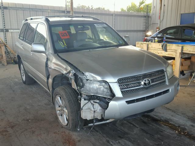 JTEDW21A070022749 - 2007 TOYOTA HIGHLANDER SILVER photo 1