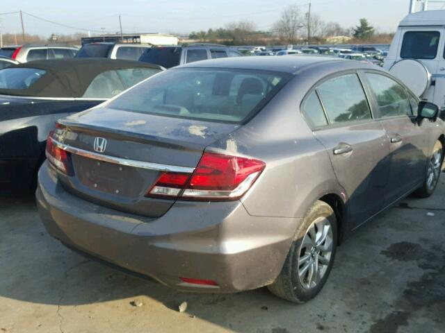 19XFB2F87EE247060 - 2014 HONDA CIVIC EX GRAY photo 4