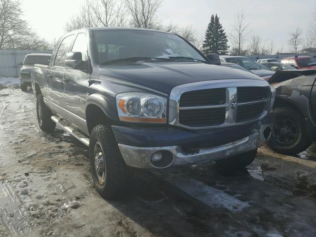 3D7KS19D56G146595 - 2006 DODGE RAM 1500 BLUE photo 1