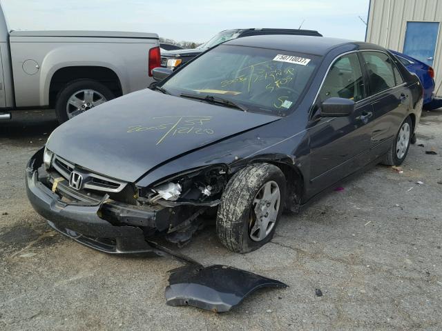 1HGCM56405A003735 - 2005 HONDA ACCORD LX GRAY photo 2