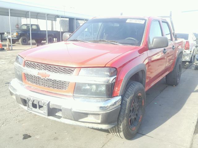 1GCDT13E778141231 - 2007 CHEVROLET COLORADO RED photo 2