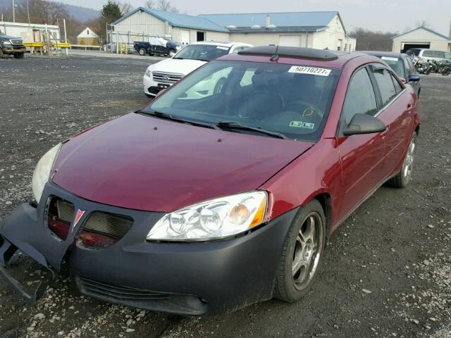 1G2ZH528754112542 - 2005 PONTIAC G6 GT MAROON photo 2