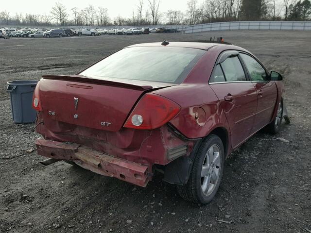 1G2ZH528754112542 - 2005 PONTIAC G6 GT MAROON photo 4