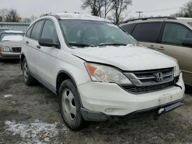 5J6RE4H38AL028170 - 2010 HONDA CR-V LX WHITE photo 1