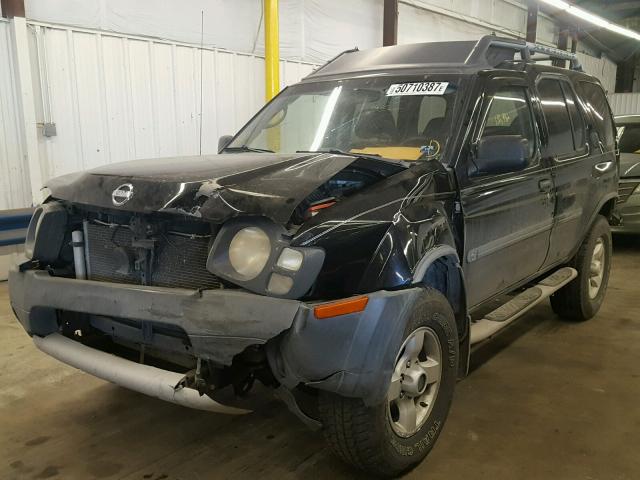 5N1ED28Y54C612971 - 2004 NISSAN XTERRA XE BLACK photo 2