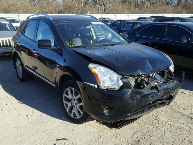 JN8AS5MV5CW364468 - 2012 NISSAN ROGUE S BLACK photo 1