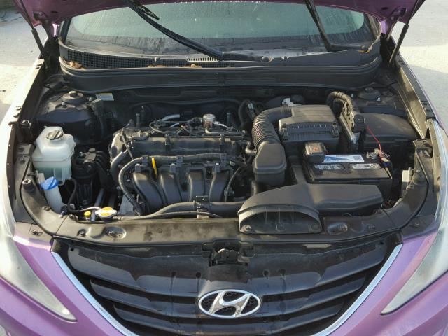 5NPEB4AC3BH191869 - 2011 HYUNDAI SONATA GLS PURPLE photo 7