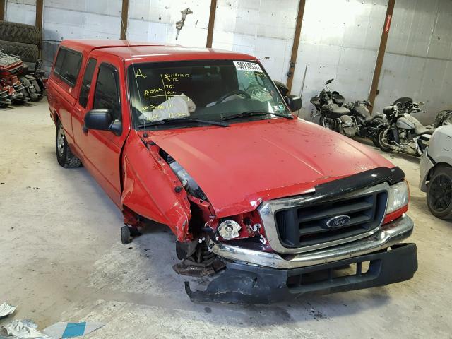 1FTYR44U64PA24264 - 2004 FORD RANGER SUP RED photo 1