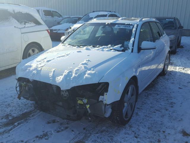 WAUKF68E08A154379 - 2008 AUDI A4 2.0T AV WHITE photo 2