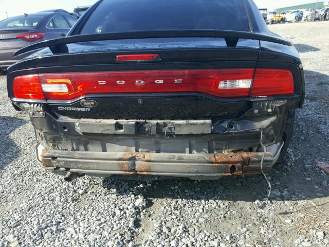 2C3CDXBG1EH241285 - 2014 DODGE CHARGER SE BLACK photo 9