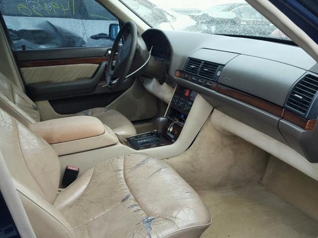 WDBGA32E7SA226599 - 1995 MERCEDES-BENZ S 320W BLUE photo 5