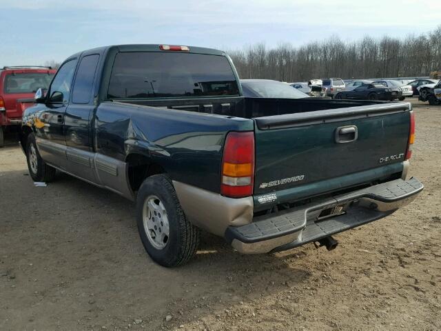 2GCEC19T921294943 - 2002 CHEVROLET SILVERADO GREEN photo 3