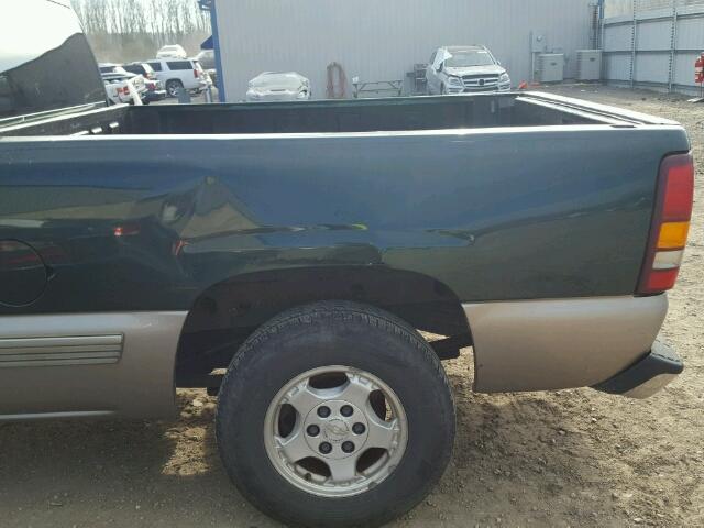 2GCEC19T921294943 - 2002 CHEVROLET SILVERADO GREEN photo 9